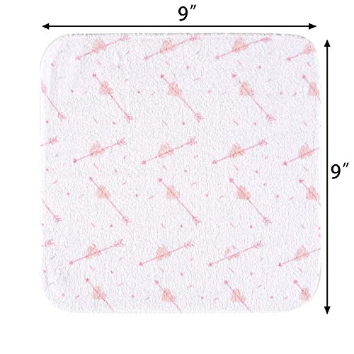 Paños para bebés, Paño de baño extra suave y ultra absorbente, Grandes regalos para recién nacidos y bebés, Paquete de 24, Flamencos