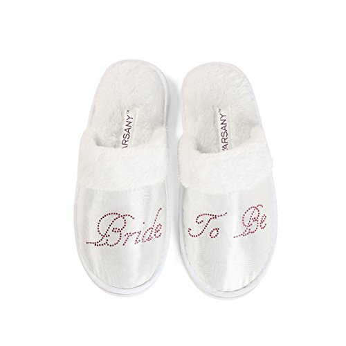 Pantuflas rosas para despedida de soltera para boda, con diamantes de imitación, para hotel, luna de miel