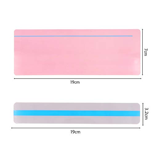 Paquete de 16 tiras guiadas de lectura para resaltar, superposiciones de colores, regla de seguimiento de lectura para niños, personas dislexias(8 tamaños estándar y 8 tamaños grandes)