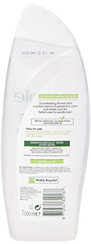 Paquete de 6 unidades de gel de ducha Simple Kind to Skin de 500 ml 