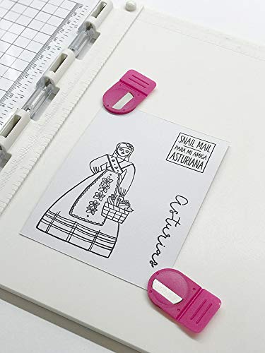 PARAES Castilla y León y Asturias Sellos scrapbooking silicona fotopolímero, Colección Hispania, scrapbook, álbum de fotos, manualidades, Scrapbooking Materiales