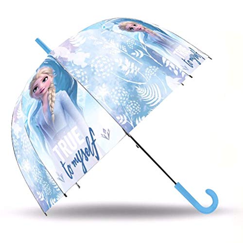 Paraguas Frozen 2 Disney Paraguas Cúpula Paraguas Automático Infantil Niña 45cm