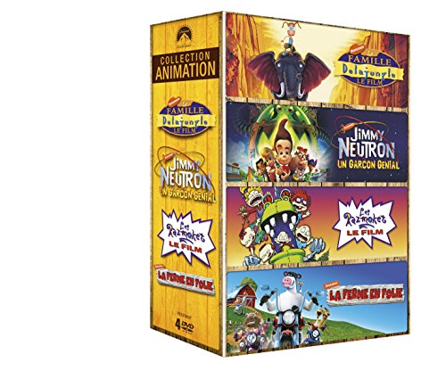 Paramount Collection Animation : La famille Delajungle, le film + Jimmy Neutron, un garçon génial + Les Razmoket, le film + La ferme en folie [Italia] [DVD]