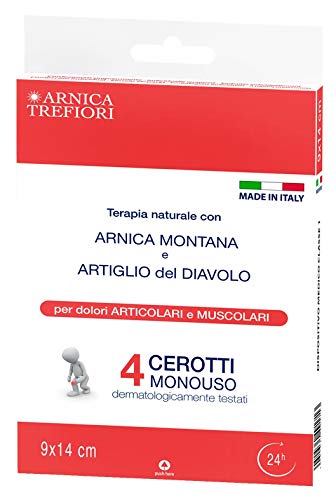PARCHES con ÁRNICA y GARRA DEL DIABLO - 4 unidades TREFIORI