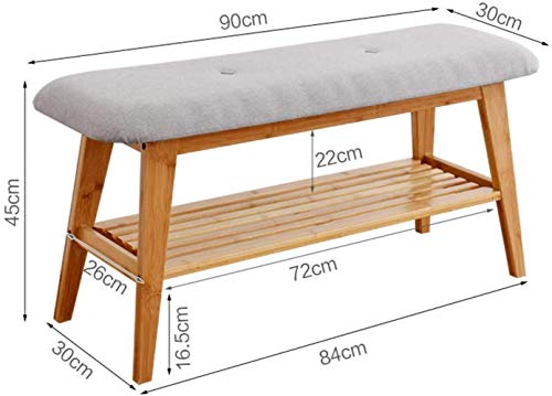 Pared pintura Nordic Multiusos Zapatos reemplazo Zapatero Zapatero Foyer Zapatos de Madera Maciza Taburete Armario Rack de Zapatos 45x90x30cm Taburete Cambiar Zapatos
