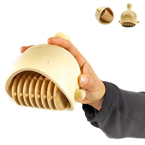 Pareja Copas Suecas Con Rodillo Maderoterapia | Copas Suecas Rodillo | Maderoterapia | Fabricada en madera de pino y loto | Diseñada por Maderoterapia Estética España