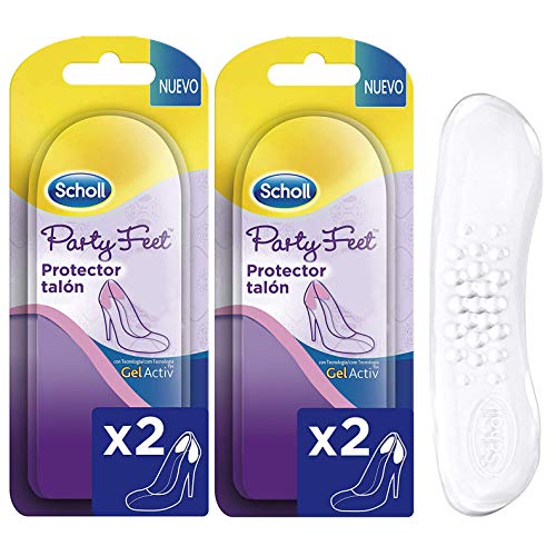 Party Feet Scholl Plantillas Protector Talón Pack 2 Unidades