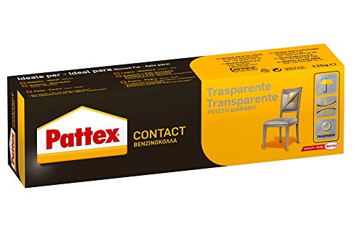 Pattex Cola de contacto, para trabajos de bricolaje, color transparente, 125gr