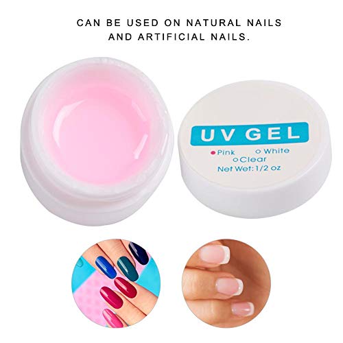 Pegamento de extensión de uñas de cristal, gel UV de manicura, pegamento de uñas para construcciones, secado rápido(#3)