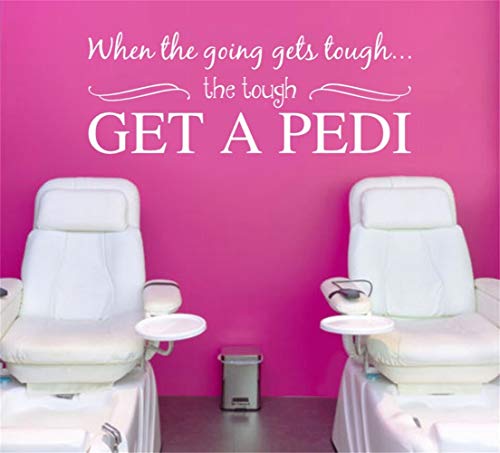 pegatinas de pared 3d infantil Girls Beauty Salon Decor Nails Salon Quotes Decoración de la ventana interior para salón de belleza peluquería