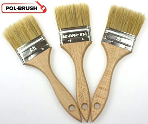 Peinture poils naturels Lot de 3 outils de 2,48 63 mm