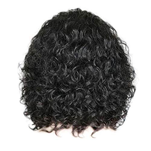 Peluca De TWIFER,Peluca Para Mujer Moda Peluca Delantera Del CordóN Del CordóN Negro De La Onda De Agua De La Onda De Agua De Kinky Rizado Rizado De La Virgen BrasileñA Fiesta Cosplay