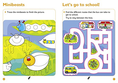 Pen Control Age 3-5 Wipe Clean Activity Book: Prepare for Preschool with easy home learning (Collins Easy Learning Preschool)