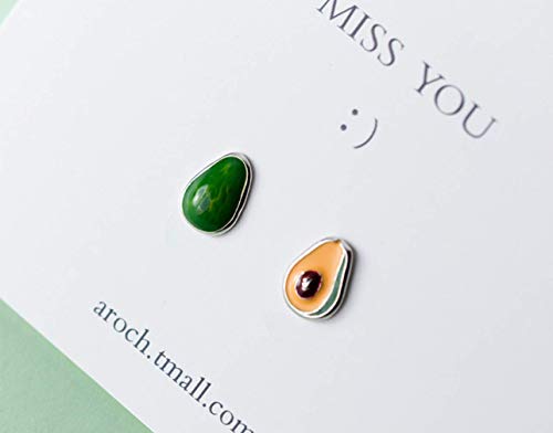 Pendientes De Niña, Diseño De Papaya De Frutas, Pendientes De Plata De Ley 925, Hipoalergénicos