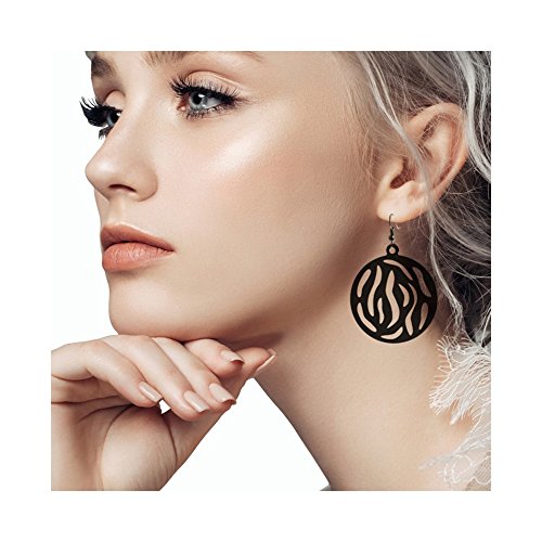 Pendientes Mujer Jungle Negro Goma Silicona - LAD 0310 G - Blue Pearls