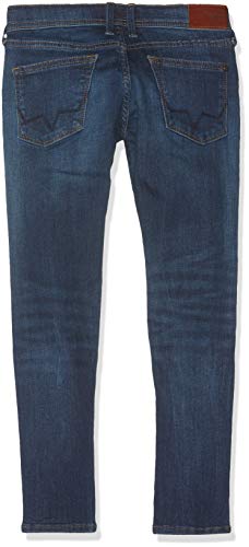 Pepe Jeans Finly Jeans, Azul (Dark Used Denim Ck6), 13-14 años (Talla del Fabricante: 14) para Niños