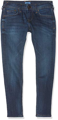 Pepe Jeans Finly Jeans, Azul (Dark Used Denim Ck6), 13-14 años (Talla del Fabricante: 14) para Niños