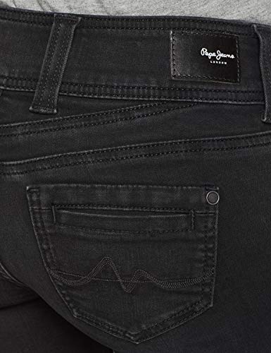 Pepe Jeans Gen Vaqueros, Washed Black S98, 24W / 34L para Mujer