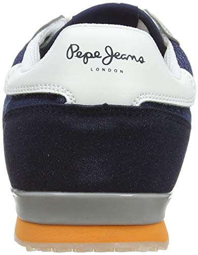 Pepe Jeans London Sydney Boy, Zapatillas para Niños, Azul (Denim 000), 38 EU