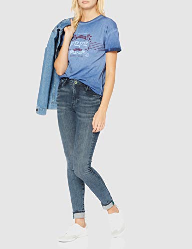 Pepe Jeans Magic Camiseta, (Dark Blue 581), X-Small para Mujer