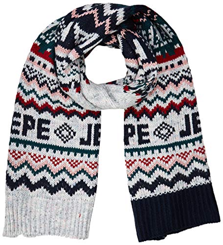 Pepe Jeans Omar Scarf Bufanda, (Multi 0aa), Talla única para Mujer