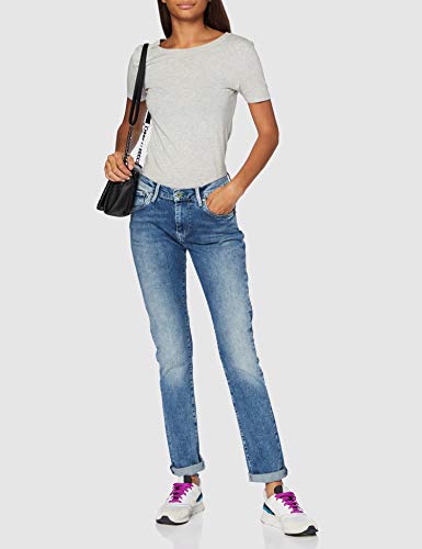 Pepe Jeans Victoria Vaqueros Ajustados, Azul (000denim 000), W34/L34 (Talla del Fabricante: 34) para Mujer