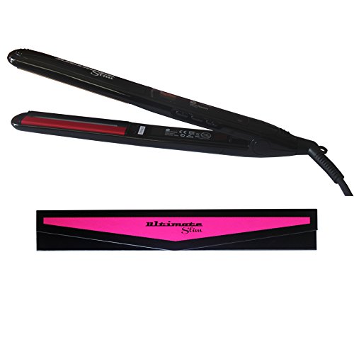 Perfect Beauty Plancha de pelo ULTIMATE SLIM profesional 4 en 1 EDICIÓN LIMITADA | Infrarrojos, Turmalina, Titanio, Cerámica: Acción combinada 4 en 1, color negro