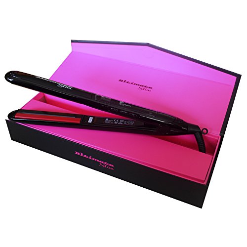 Perfect Beauty Plancha de pelo ULTIMATE SLIM profesional 4 en 1 EDICIÓN LIMITADA | Infrarrojos, Turmalina, Titanio, Cerámica: Acción combinada 4 en 1, color negro