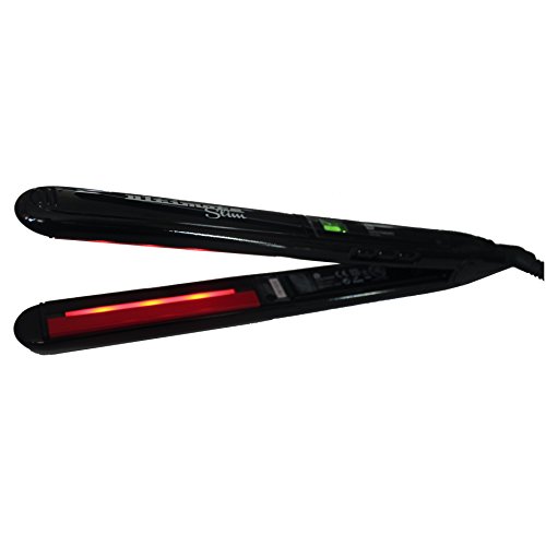 Perfect Beauty Plancha de pelo ULTIMATE SLIM profesional 4 en 1 EDICIÓN LIMITADA | Infrarrojos, Turmalina, Titanio, Cerámica: Acción combinada 4 en 1, color negro