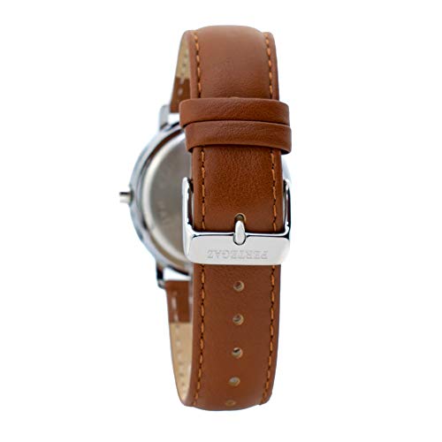 Pertegaz Reloj Analógico para Adultos Unisex de Cuarzo con Correa en Cuero P33006-M