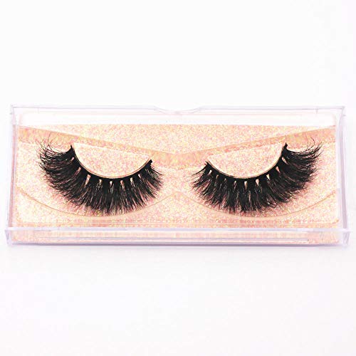 Pestañas de visón Cabello 3D Falso Natural Grueso Pestañas de ojos de larga duración Pestañas de maquillaje falsas mullidas-E14