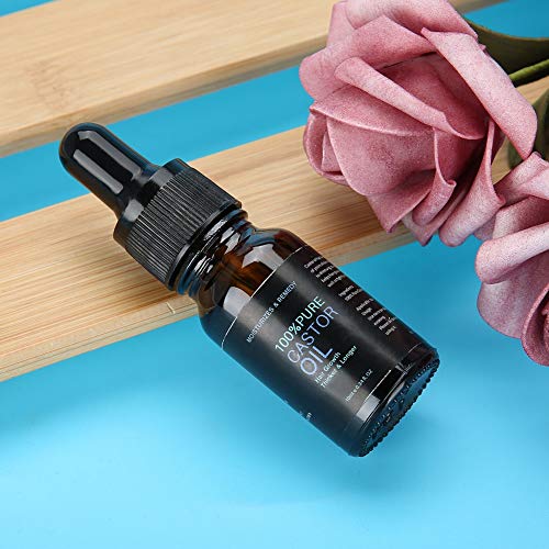 Pestañas impermeables, aceite natural de ricino de hierbas para un rápido crecimiento del cabello en pestañas y cejas.