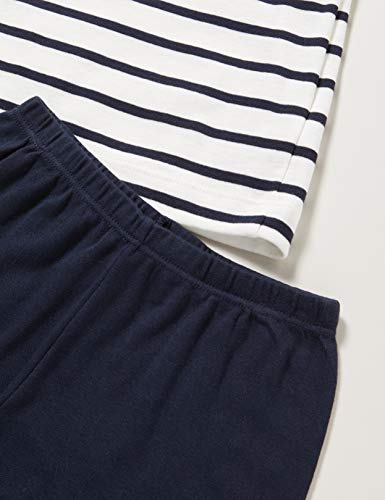 Petit Bateau 5547901 Pijama, Multicolor (Marshmallow/Smoking Bek), 2 años para Niños