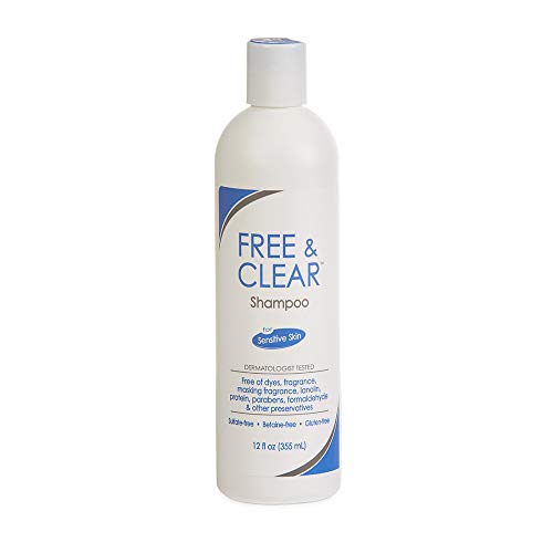 Pharmaceutical Specialties Free & Clear Hair Shampoo para piel sensible, 12 oz