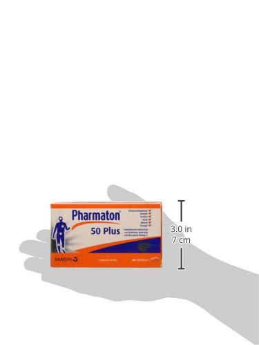 Pharmaton | Multivitamínico con Omega 3 | 50+ 30 cápsulas | Ayuda a mantener la energía a partir de los 50 años