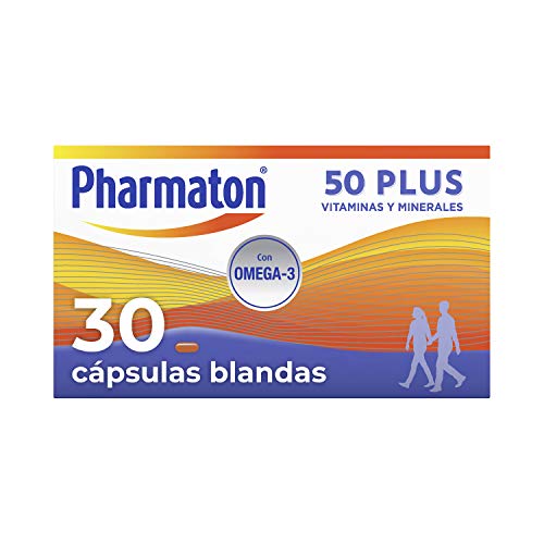 Pharmaton | Multivitamínico con Omega 3 | 50+ 30 cápsulas | Ayuda a mantener la energía a partir de los 50 años
