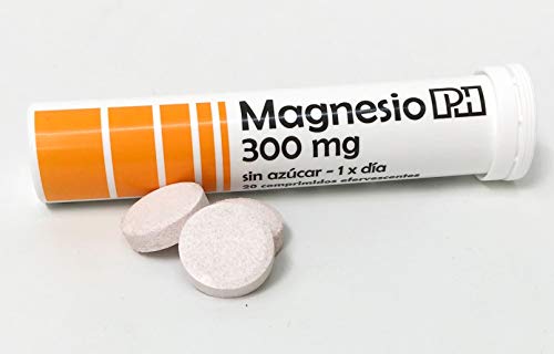 PHARMINICIO Magnesio PH 300 mg, Naranja - 20 comprimidos efervescentes