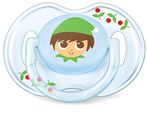 Philips Avent SCF169/45 - Pack con 2 chupetes Jardín encantado, de 0 a 6 meses, niño, color Azul y Verde