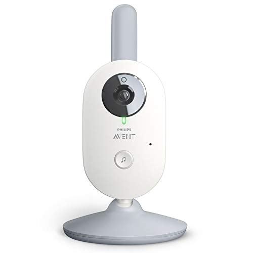 Philips Avent Vigilabebés con cámara SCD833/01 - Vigilabebés con vídeo digital con privacidad y seguridad (A-FHSS), pantalla a color de 2,7", nanas relajantes e intercomunicador