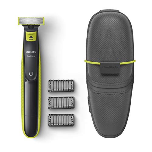 Philips OneBlade QP2520/65 - Recortador de Barba con 3 peines y funda de viaje