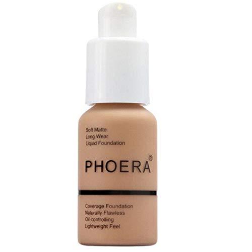 PHOERA Coverage Concealer Liquid Foundation Hidratante cosmÃ©tico de larga duraciÃ³n - 105
