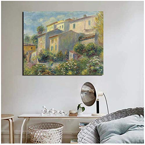 Pierre Auguste Renoir obras de arte de pared lienzo pintura carteles impresiones imagen de pared moderna para sala de estar decoración del hogar -60x80cm sin marco