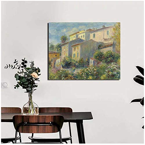 Pierre Auguste Renoir obras de arte de pared lienzo pintura carteles impresiones imagen de pared moderna para sala de estar decoración del hogar -60x80cm sin marco