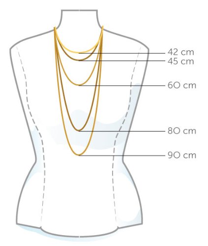 Pierre Cardin 4429265 - Collar de Mujer de Plata de Ley, 45 cm