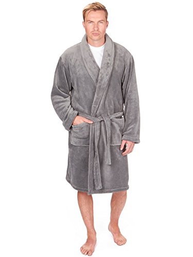 Pierre Roche – Albornoz – para Hombre Gris Large