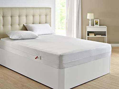 Pikolin Home - Funda de colchón antichinches, impermeable y transpirable, 150x190/200cm-Cama 150 (Todas las medidas)
