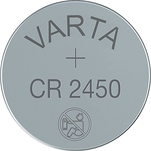 Pila de botón de litio de 3 V VARTA Electronics CR2450, pilas de botón en un blíster original de 1 unidad