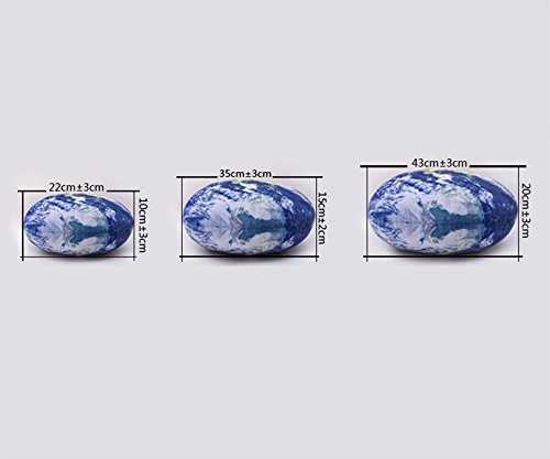 Pillow-MAIKA HOME Almohada Planet/Almohada de Tierra/cojín, Sistema Solar (Estilo: Marte; Tamaño: 25 * 25 cm)