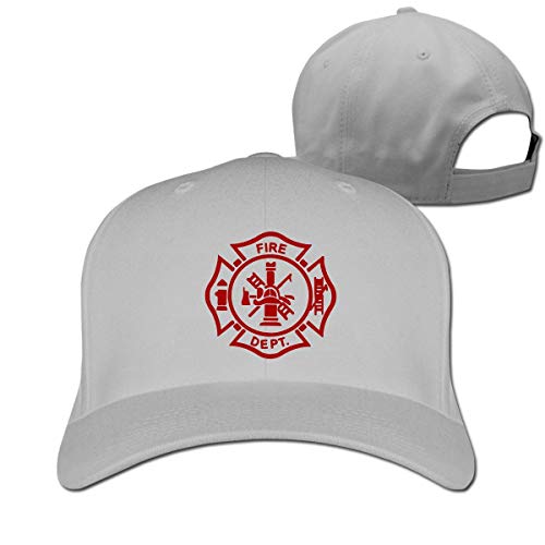 Pimkly Unisexo Sombreros/Gorras de béisbol, Firefighter Cotton Pure Color Baseball Cap Classic Adjustable Plain Hat
