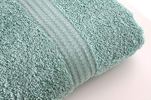 PimpamTex – Toalla Premium extra grande de baño 100% Algodón 100x150 cm – (Verde)